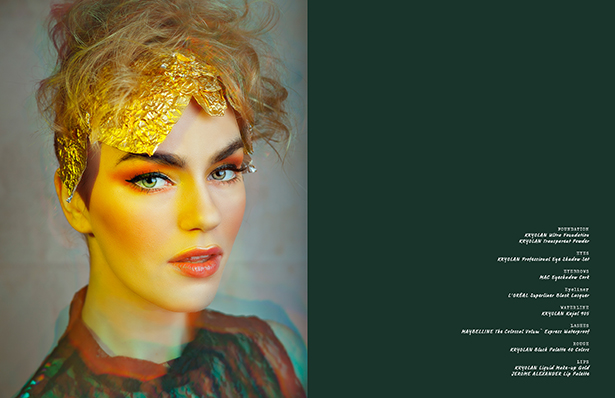 Gold Rush - A beauty editorial by Susann Loessin for VGXW Magazine