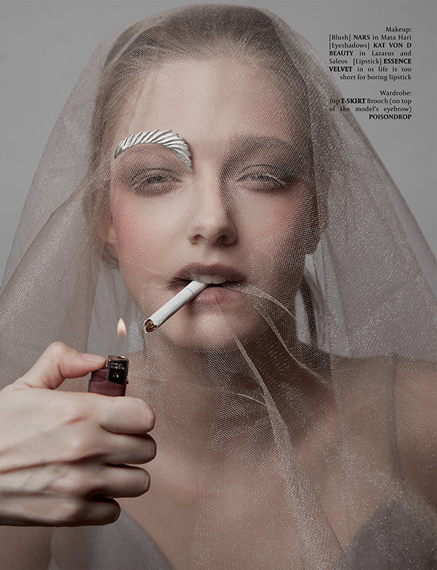 VGXW Magazine Style Editorial | Smoke and Snow by Ilona Veresk - Virtuogenix.Online