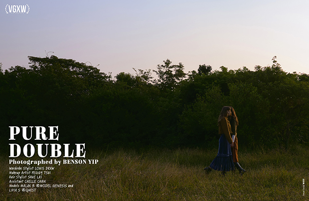 Style Editorial: Pure Double by Benson Yip for VGXW Magazine | virtuogenix.online