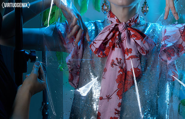 Behind the Scenes - VIRTUOGENIX Magazine F/W 2018-2019: "Raindrops" by Ilona Veresk | via Virtuogenix.Online