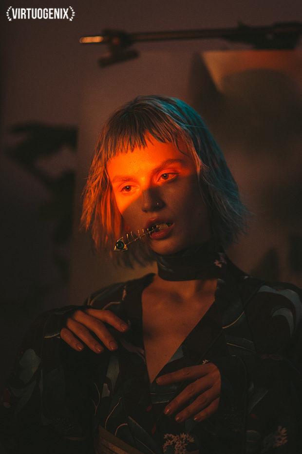 Behind the Scenes - VIRTUOGENIX Magazine F/W 2018-2019: "Raindrops" by Ilona Veresk | via Virtuogenix.Online