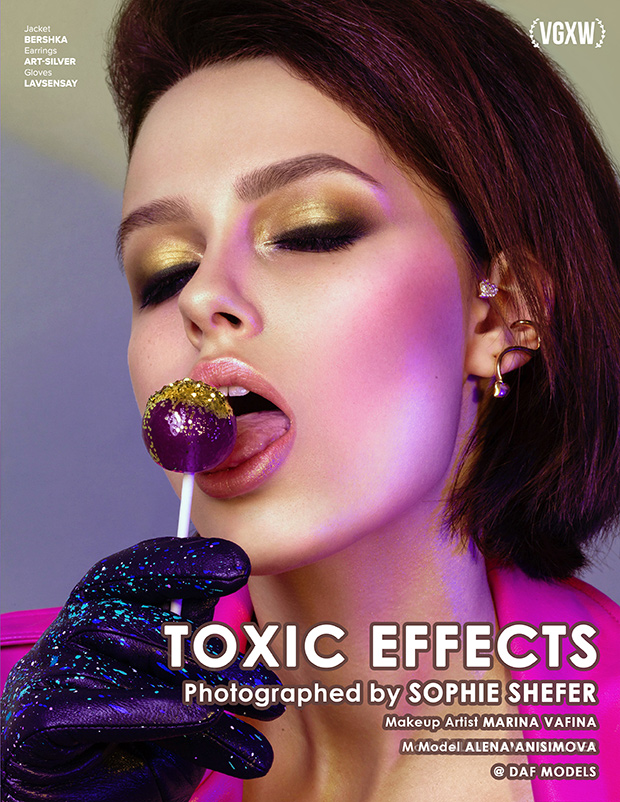 VGXW Magazine Beauty Ediorial: Toxic Effects by Sophie Schefer