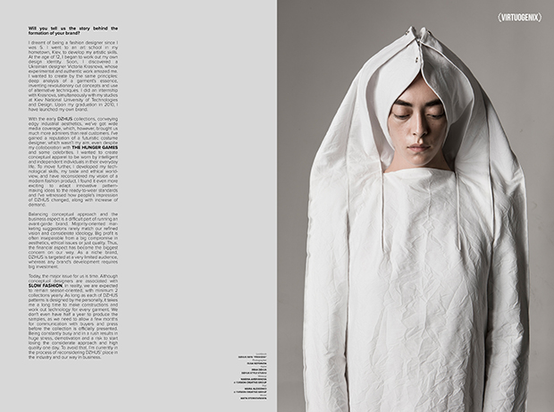 Virtuogenix S/S 2019: DZHUS Avant Garde and Ethical Clothing | via Virtuogenix.Online