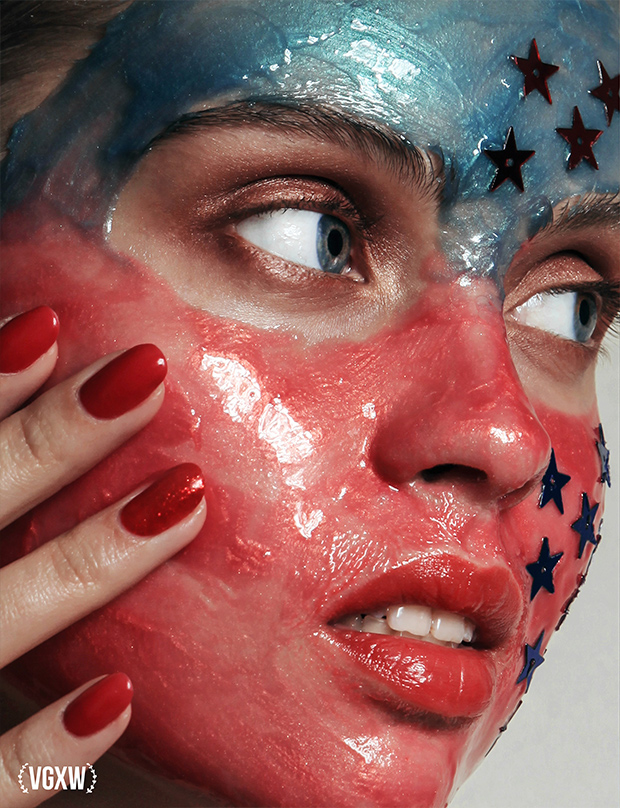 VGXW Magazine Beauty Editorial: Glowing Skin by Dasha Zhuravleva