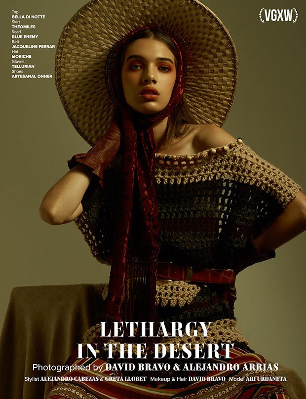 VGXW Magazine Fashion Editorial: Lethargy in the Desert by David Bravo and Alejandro Arrias