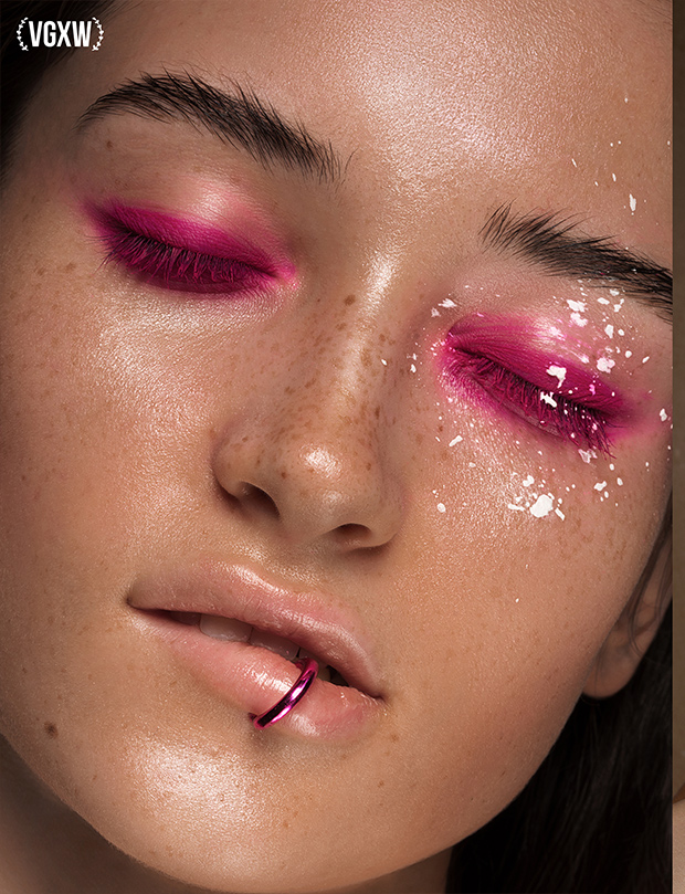 VGXW Magazine Beauty Editorial: Magenta by Victoria Wonka
