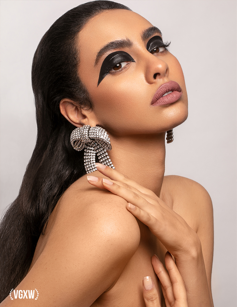 VGXW Magazine Beauty and Jewelry Editorial: Dark Elegance by Marina Schneider-Moog