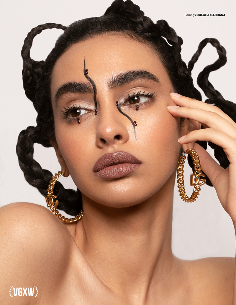 VGXW Magazine Beauty and Jewelry Editorial: Dark Elegance by Marina Schneider-Moog