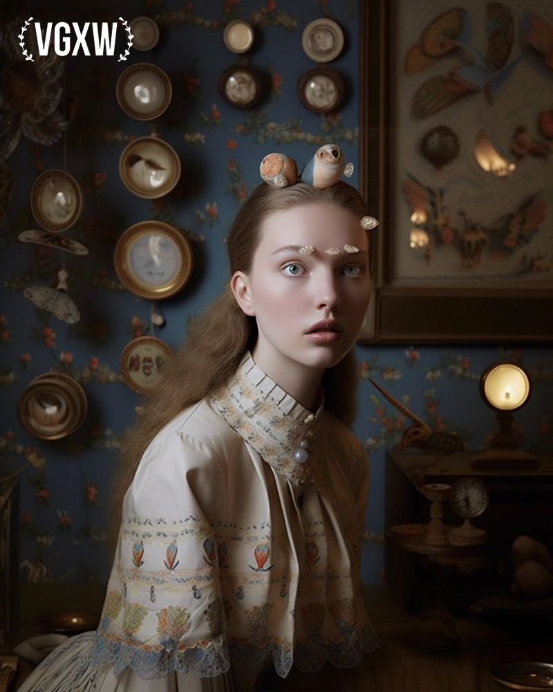 VGXW Magazine: The Disquiet - AI Generated Art Series by Joyce @ Miu Vermillion Studio | via Virtuogenix.Online