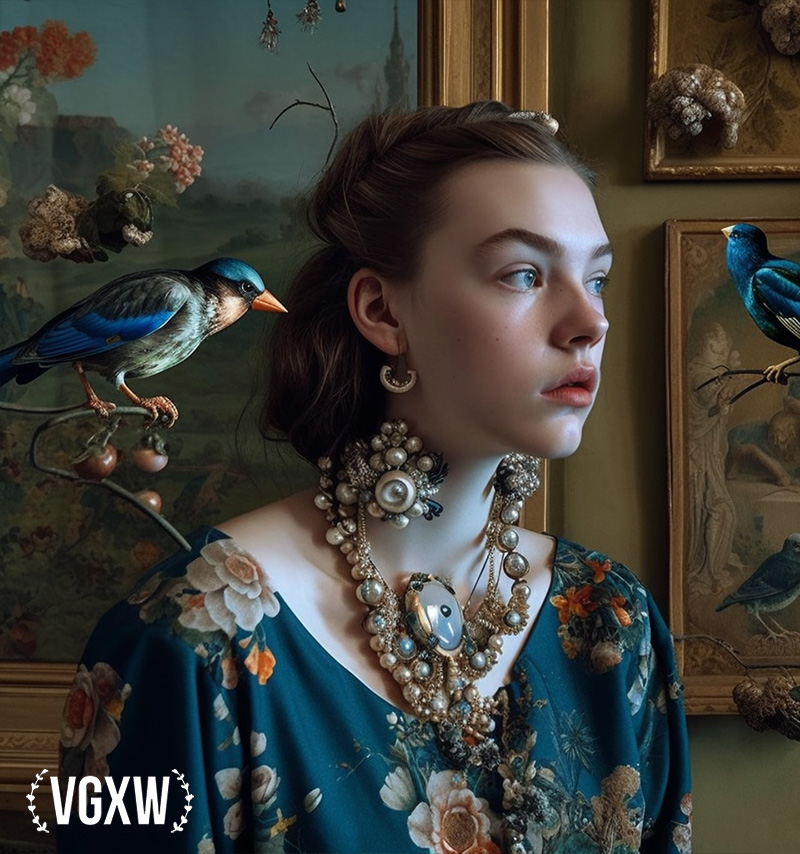 VGXW Magazine: The Disquiet - AI Generated Art Series by Joyce @ Miu Vermillion Studio | via Virtuogenix.Online