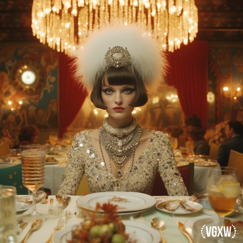 VGXW Magazine: Dine - An AI Generated Fashion Story by Miu Vermillion Studio | via Virtuogenix.Magazine