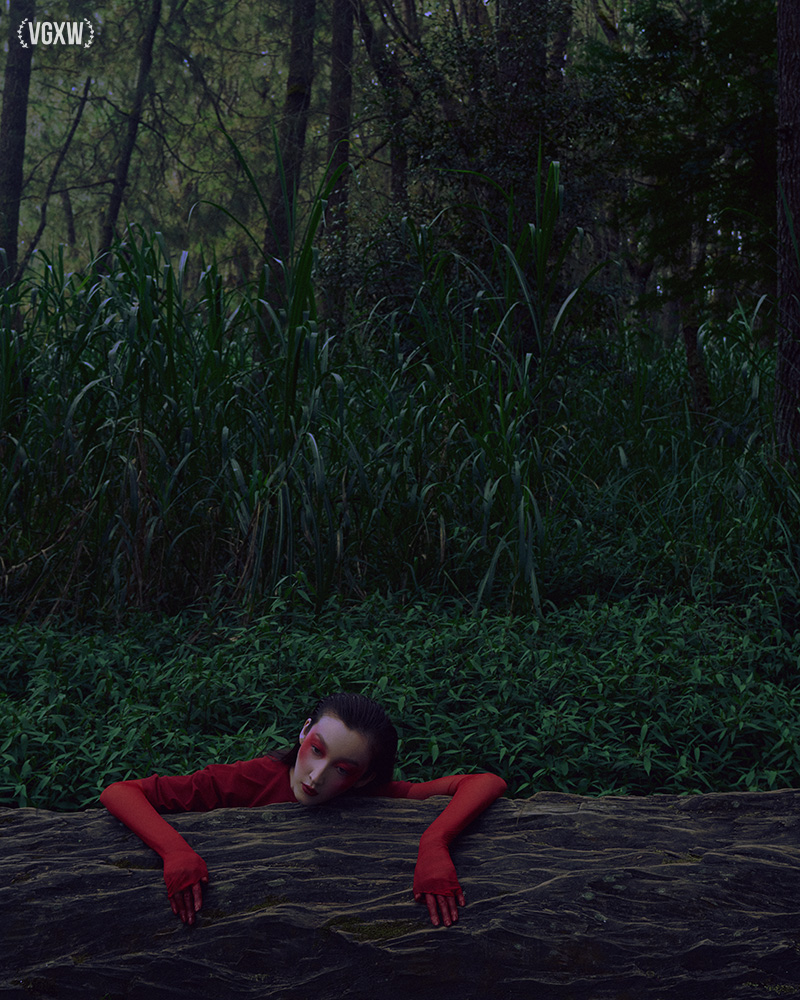 Green and Red: A Fine Art Photography Series by Alisa Morrison for Virtuogenix.Online