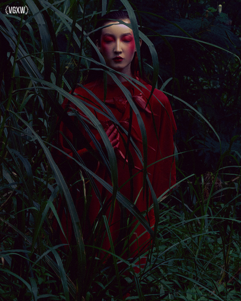 Green and Red: A Fine Art Photography Series by Alisa Morrison for Virtuogenix.Online