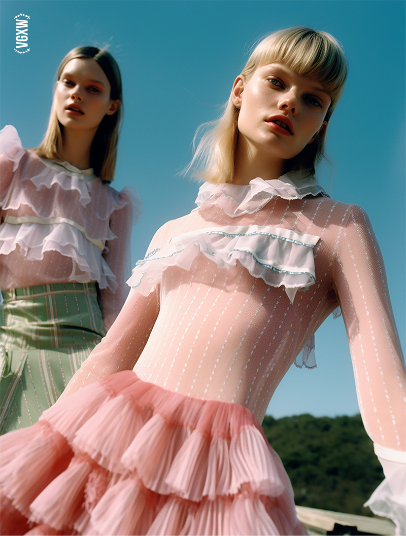 VGXW Magazine Fashion Story: Bell Bottoms and Forgotten Songs via Virtuogenix.Onliine