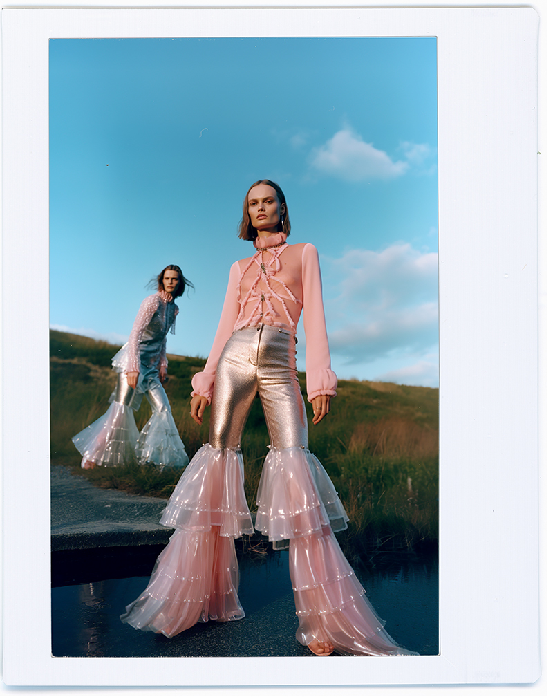 VGXW Magazine Fashion Story: Bell Bottoms and Forgotten Songs via Virtuogenix.Onliine