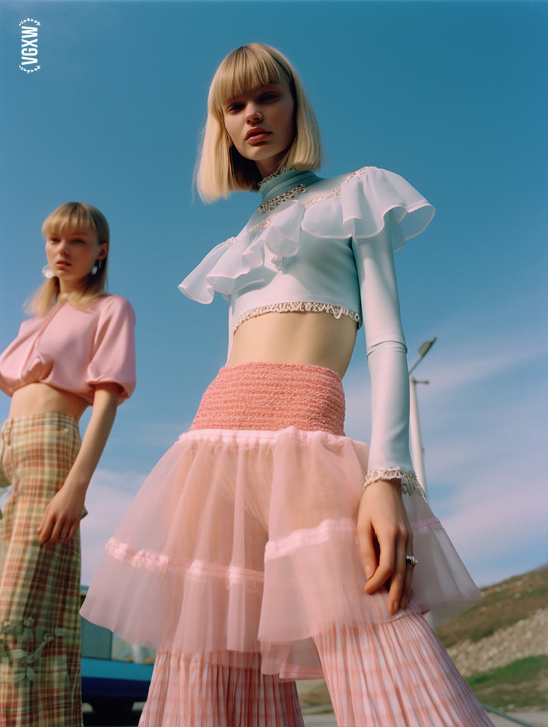 VGXW Magazine Fashion Story: Bell Bottoms and Forgotten Songs via Virtuogenix.Onliine