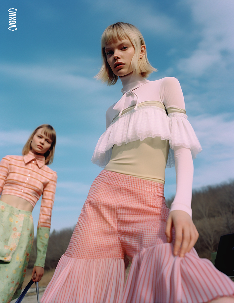 VGXW Magazine Fashion Story: Bell Bottoms and Forgotten Songs via Virtuogenix.Onliine