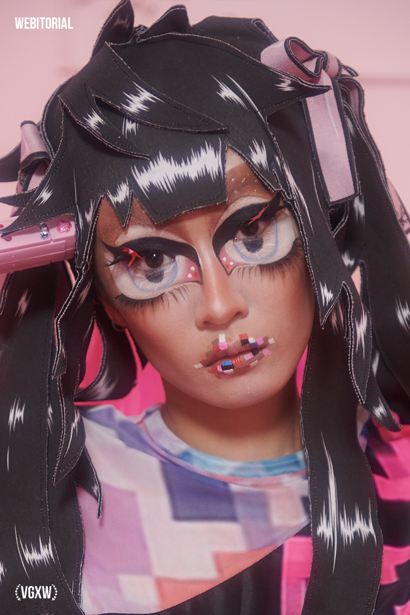 VGXW by Virtuogenix Webitorial: Did QQrella dream of electronic game | An artistic fashion story by photographer Yihan Shao | via Virtuogenix.Online