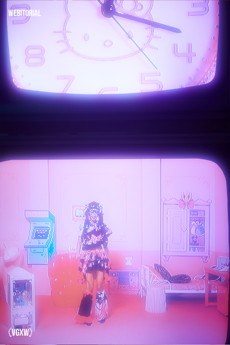 VGXW by Virtuogenix Webitorial: Did QQrella dream of electronic game | An artistic fashion story by photographer Yihan Shao | via Virtuogenix.Online